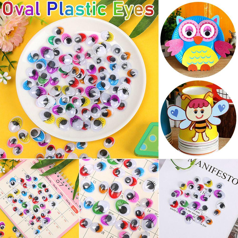 Animals Parts Plastic Plush Panda Eye 3D Dolls Accessories Wiggling Moving Eyes DIY Dolls Materials