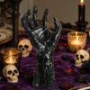 Halloween Wall Decoration Decoration, Mounted Creepy Hands, Spooky Claw Ornament, Gothic Resin Claws Prop for Haunted House Party, Dark Entryway
