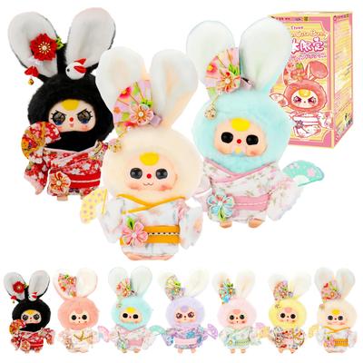 TOP TOY x Baby Three [Макаронный Кролик Эксклюзив для Японии] Серия Плюшевая Мягкая Виниловая Подвеска [1 шт.] Гачапон Сюрприз Фигурка Пластиковая Модель Премиум Игрушка