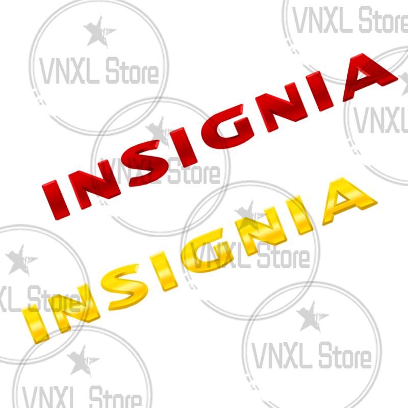 Car-Styling For Opel Vauxhall Insignia Letter 3D Metal Stickers Car Trunk Body Emblem Auto Lettering Decals Accessories sik033