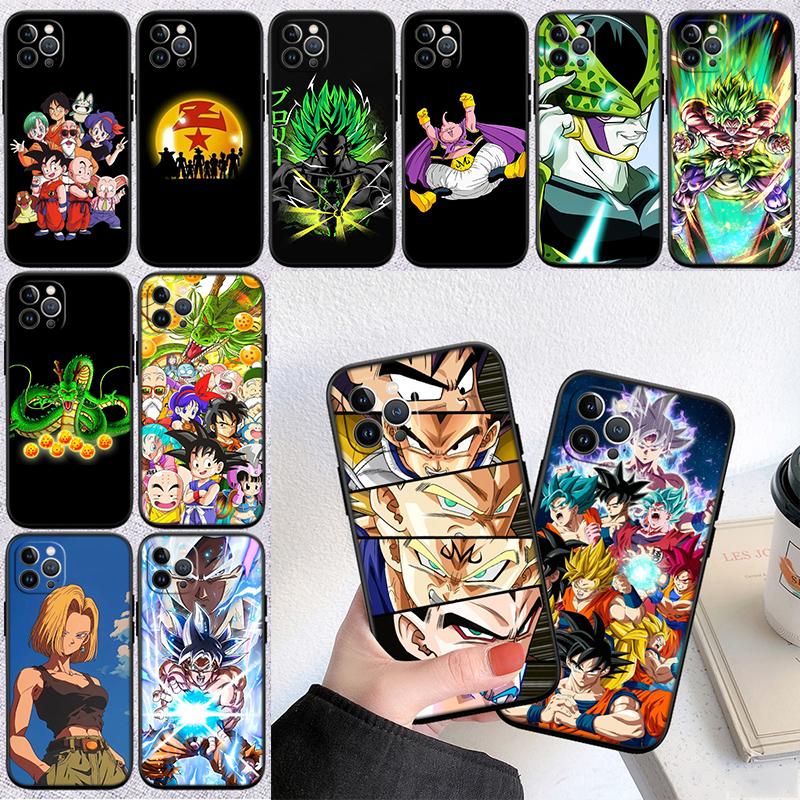 Dragon Ball Cartoon Phone Case for Samsung Galaxy S20 S21 S22 Ultra FE + Plus A21S A22 A24 A25 A26 A30 A30S A31