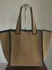 Minimalist Raffia Tote Bag - Trendy & Versatile Straw Bag for Seaside Vacations & Commutes