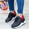 Women's Lace-up Sneakers, Outdoor Walking Shoes, Plus Size, Solid Color, Stylish, New Spring Women Shoes 36-43