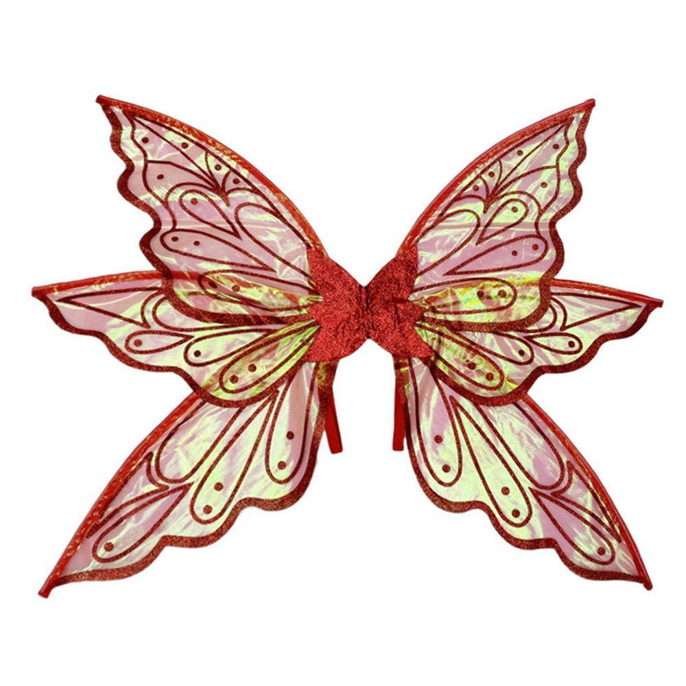 Sparkling Organza Butterfly Wings Girls Angel Wings  for Halloween Dress Up Party Favor Gift