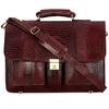 Leather Villa Lv Grain Genuine Leather Office Leather Laptop Shoulder Bag For Men Office