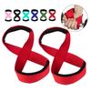 Прочный Подъемный Строп Стропа Формы 8 Ремень для Поднятия Тяжестей Power Wrist Strap для Становой Тяги, Пауэрлифтинга, Кросс-Тренинга