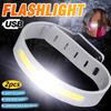 Ultra Light COB Running Wrist Light Charging Safety Wristband with One Click Operation,comfortable Rubber Strap,night Walking,cycling,jogging