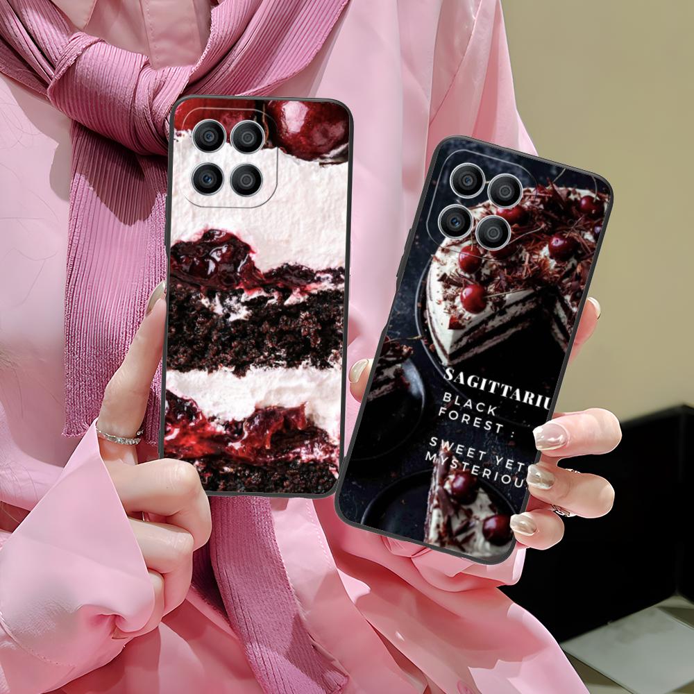 Чехол для мобильного телефона 'Шварцвальдский торт' для Honor 90 80 70 60 50 30 20 10 9 8 7 Pro S SE Lite 5G Цветной печатный чехол для смартфона