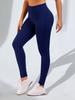 Europe, America, autumn and winter nude sports leggings high waist fitness yoga pants high elastic abdomen and hip lift without embarrassment
