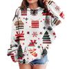 Sweatshirts For Teen Girls Hoodies Long Sleeve Drawstring Pullover Cute Oversized Hoodie Christmas Day