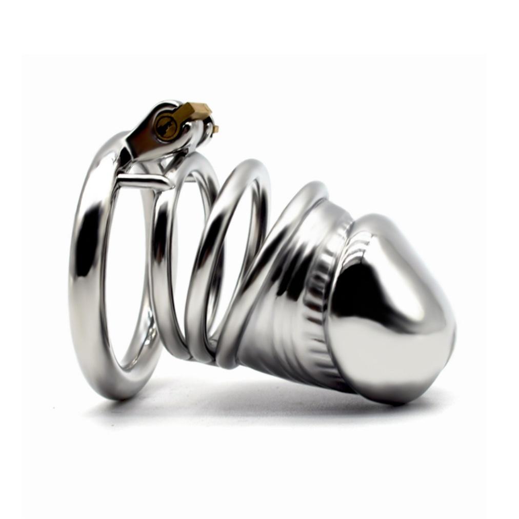 Male Chastity Device Stainless Steel Cock Cage Sex Shop Products Chastity Lock for Men