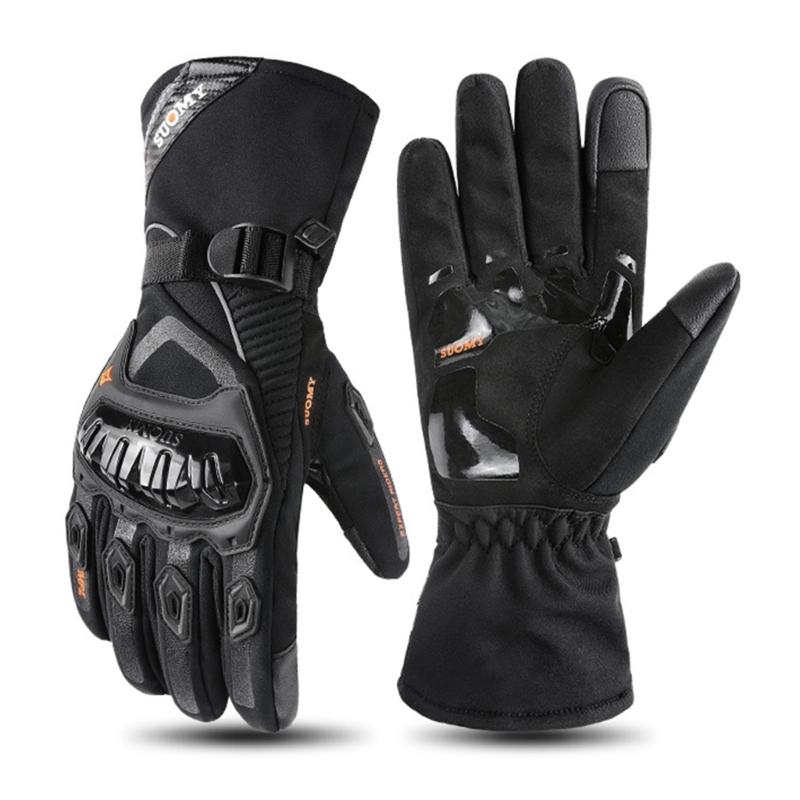 Unisex Motorcycle Gloves Full Finger Touchscreen Sports Gloves for BMX MTB Riding Cycling with Hard Knuckles Protection