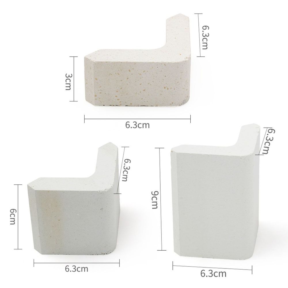 3/6/9cm Ceramic Kiln Tools L-shaped Pillar High Temperature Resistance Electric Kiln Shed Plate Kiln Furniture Pottery Making