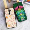 Черный чехол для OPPO Reno 8 6 5 4 Pro Plus Find X3 A17 A3 A31 A38 A40 A53 A54 A55 A74 A76 A78 A77 A80 A94 A95 A96 Lite P-35 Милые Покемоны Пикачус