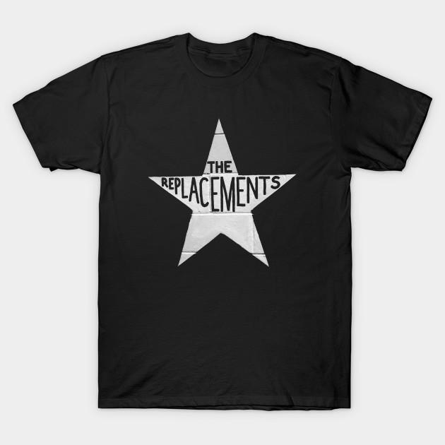 Asian Size Men Print T-shirt The Replacements Attitude No-Cut Heat Transfer Print Cotton Tshirt