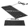 85 Keys Foldable USB Wired Keyboard Water-resistant for PC Notebook Laptop