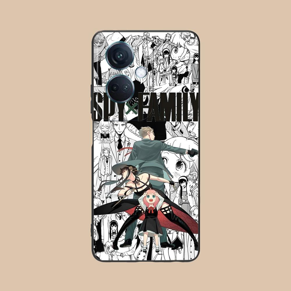 Чехол для мобильного телефона Anime Spy Family для OPPO Reno 14 13 12 11 10 9 8 7 6 5 F T Pro 5G Цветной печатный чехол Роскошный чехол Красивый