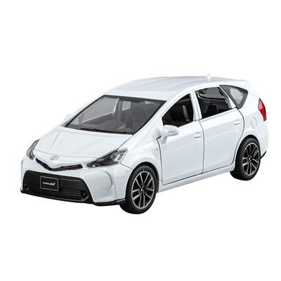 Модель легкосплавного автомобиля Toyota Prius в масштабе 1/32 с инерционным механизмом в стиле ретро, забавная игрушка для детей, образовательный выставочный образец, идеальный подарок для автомобилистов
