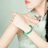 Shanguang Ningcui Shuiyun Emerald Dongling Jade Bracelet
