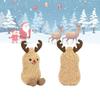 Adorable Christmas Reindeer Peanut Plush Toy Soft Comforting Cuddle Gift