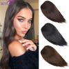 Synthetic Hair Pads Invisable Seamless Clip In Hair Extension Hair Piece Lining of Natural Hair Top Side Cover Hairpiec