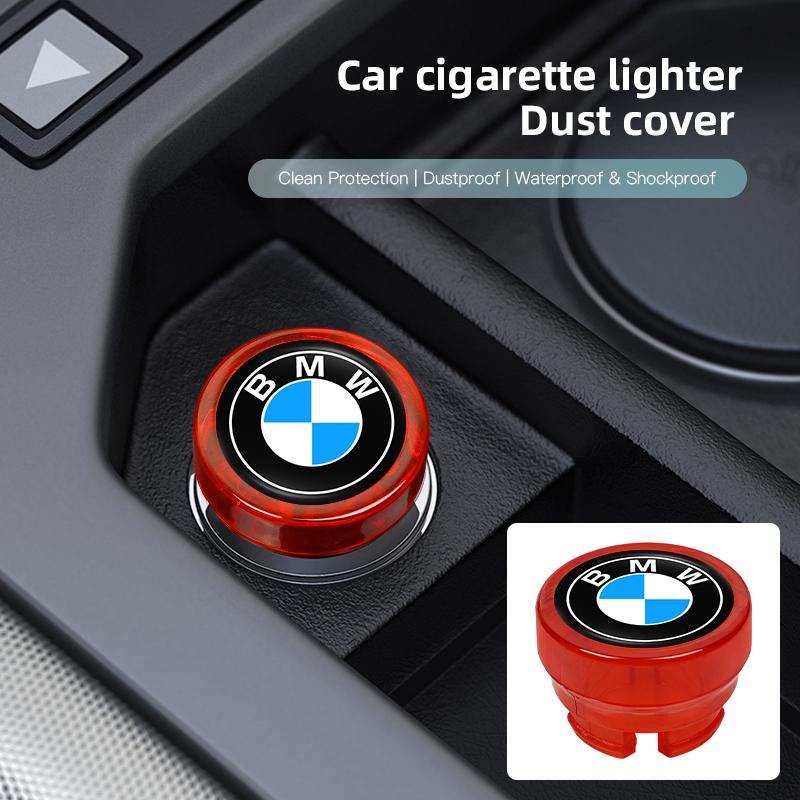 Декоративная крышка прикуривателя для BMW - Пластиковая, пылезащитная, с логотипами