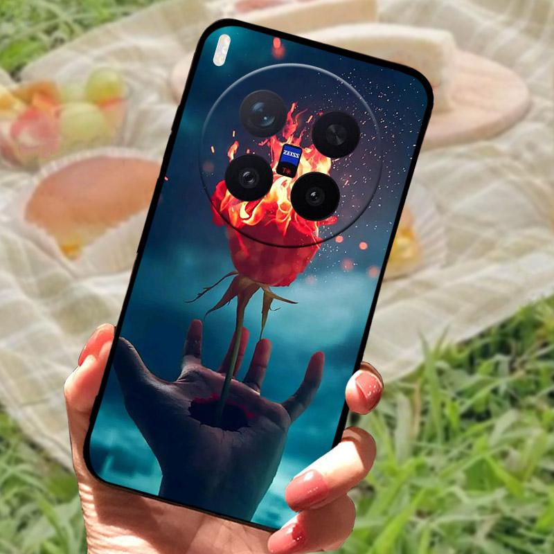 Чехол для VIVO X300 Pro 5G X300Pro V2502A Противоударный Силиконовый Мягкий ТПУ Задняя Крышка Для Телефона VIVO X 300 Pro Чехол Fundas