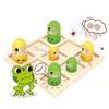 Interactive Tic Tac Toe Board Game 2 Players XO Chess Board Toys  Children/Kids