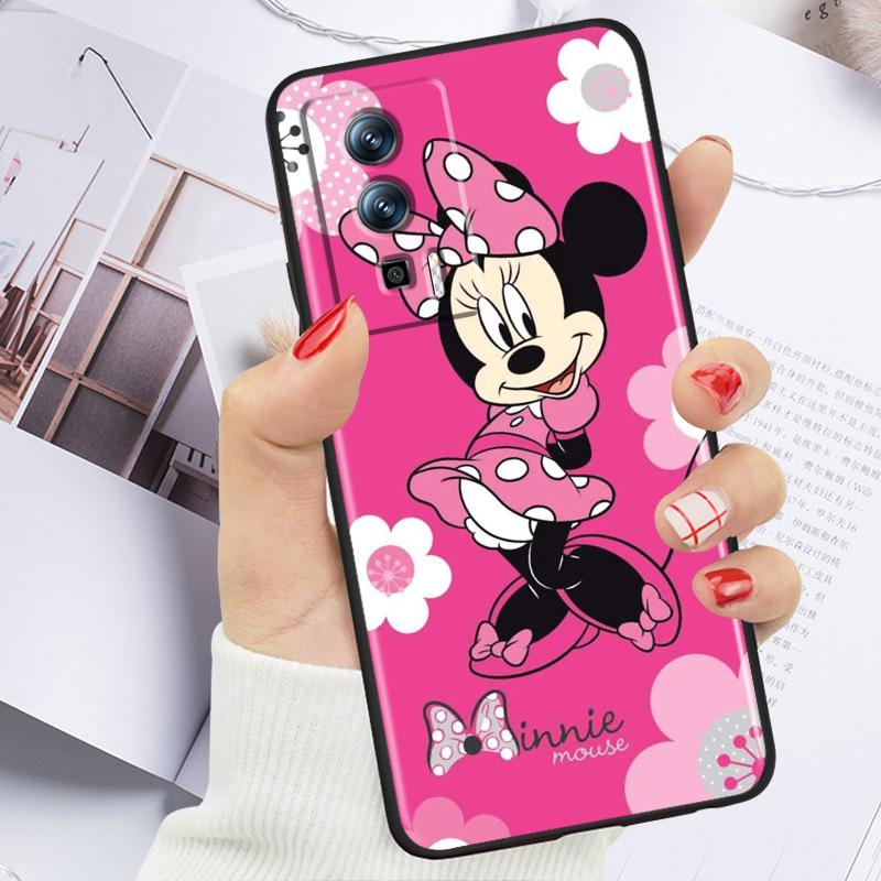 Розовый Минни Маус для Xiaomi Redmi 9A 9C 9AT 10C 9 9T 10 12C 13C 8 12 K60 A1 K50 K40 5G черный чехол для телефона Funda