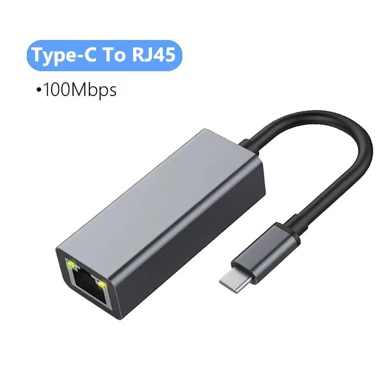 2500 Мбит/с USB 3,0 Type-C Ethernet к RJ45 2,5G USB2.0, проводной адаптер-конвертер, сетевой концентратор для Windows 8,1/10/11 для ПК, ноутбука