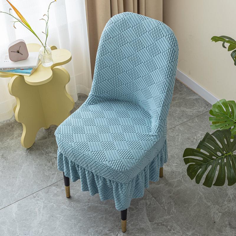 Эластичный утолщенный большой изогнутый чехол для стула Универсальный чехол Универсальный чехол для спинки обеденного стола Интегрированный