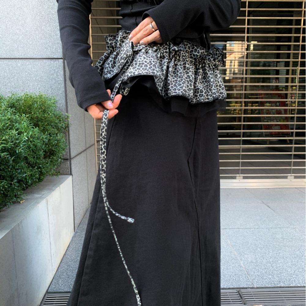 Сладкий волан по краю, пояс-удлинитель для рубашки, многослойные наряды, пояс, уличная одежда