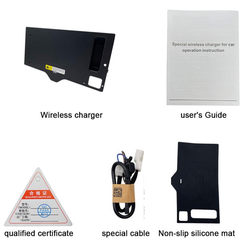 For BMW X3 X4 2025 2025 Car QI Wireless Charger 15w Fast Charging Plate Phone Holder Wireless Phone Charger for Accessories