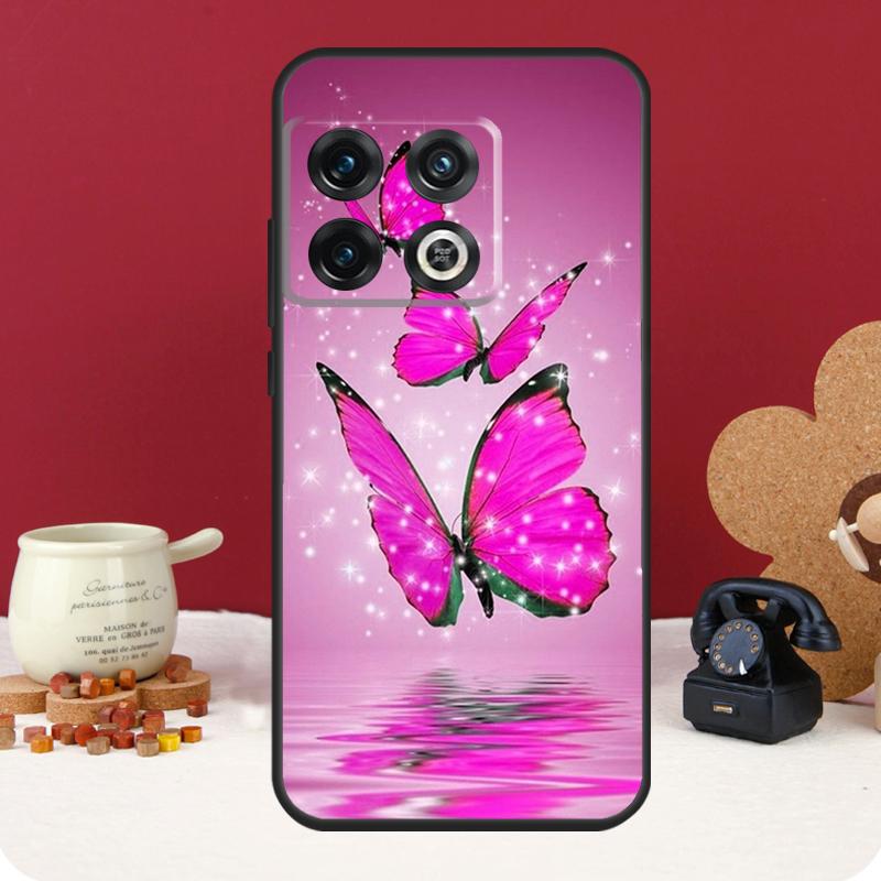 Cute Butterfly Cover For OnePlus 13 12 11 13R 12R 10 Pro 8T 10T OnePlus Nord CE 4 3 2 Lite N30 N20 N10 Case