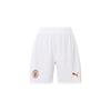 2023-24 Manchester City Player Edition Away Logo Badge Elastic Waist Mid-Rise Football Pants Unisex Bottoms White 770478-07