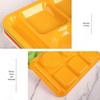 Melamine Divided Dining Tray Set