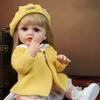 Модная кукла Reborn для девочек, полностью силиконовая, виниловая, 22 дюйма, длинные волосы принцессы, сделай сам, реалистичные куклы для новорожденных, подарок на Рождество Bebe Reborn
