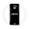 Case - La Casa De Papel - Samsung Galaxy J6 2018 - Soft - Black - Protection