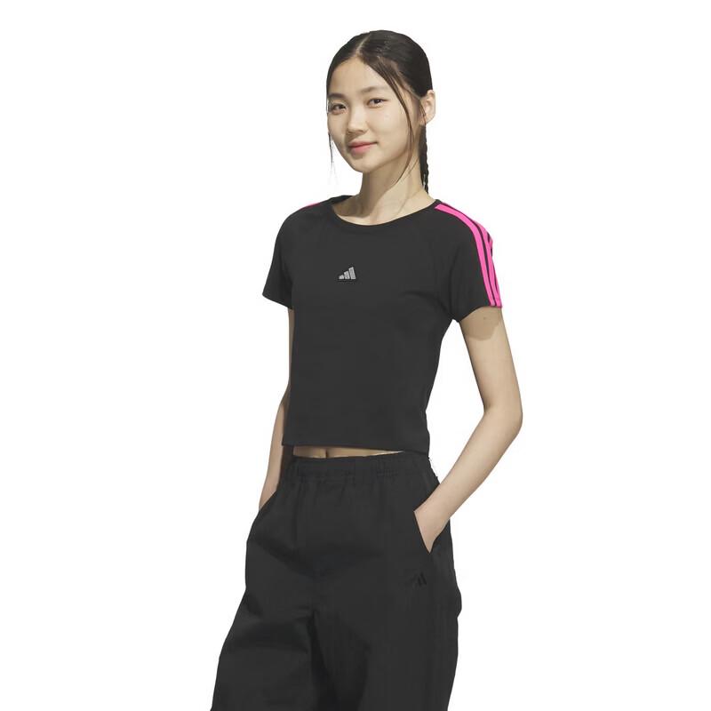 adidas Женская повседневная модная спортивная футболка