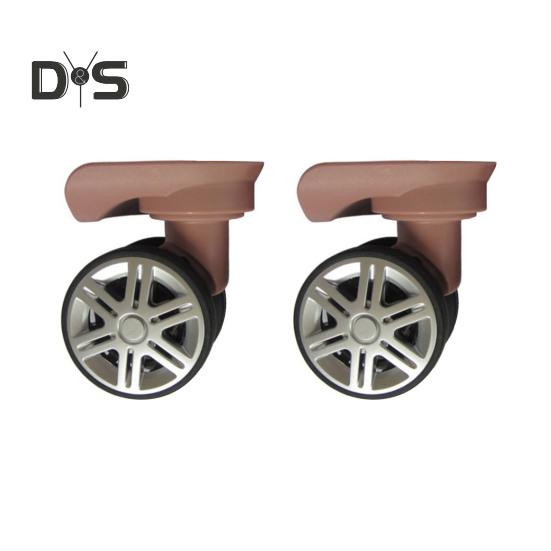 1 пара универсальных сменных колес, малошумные двухрядные колеса большого размера для чемодана на колесиках, ремонтные колеса для дорожного чемодана, аксессуары, колеса