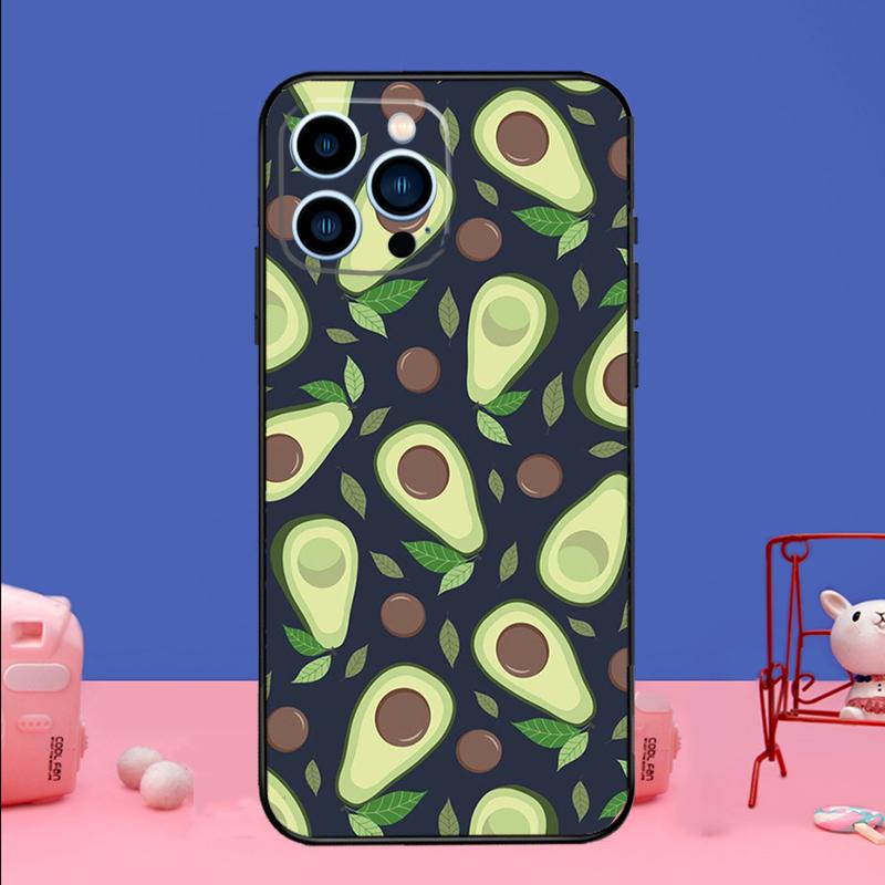 Lovely Avocado Phone Case For iPhone 17 16 15 13 11 12 14 Pro Max mini 15 16 Plus 16e 17 Air Bumper Cover
