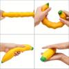 Супер эластичный банановый симулятор, банановый тянущийся песок, наполненный забавным декомпрессионным клапаном, игрушка для детей и взрослых, терапия для рук