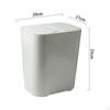 Dry and Wet Separation Kitchen Trash Can Rectangular 12 Liter/3 Gallon Capacity Bathroom Wastebasket