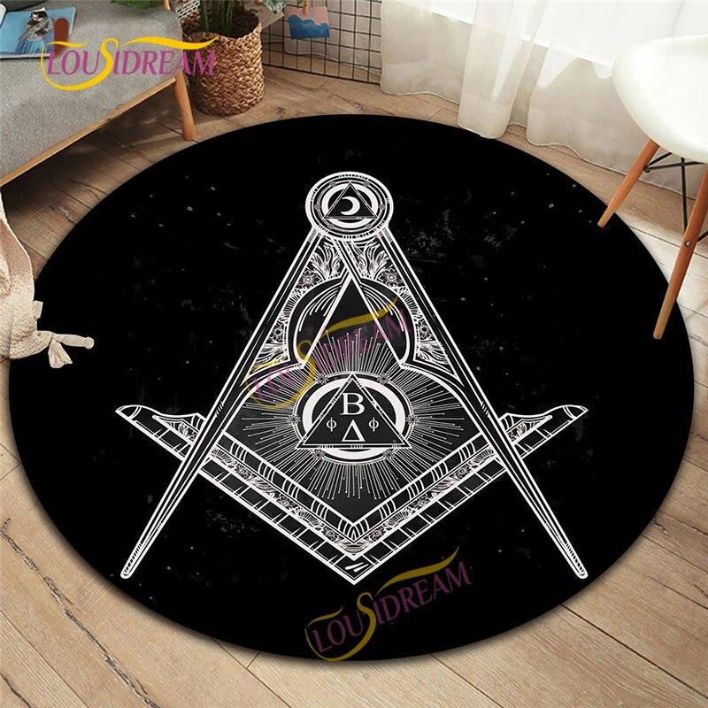 Масонские круглые коврики. Коврик для домашнего игрового стула. Масонский коврик для детской комнаты. Коврик для компьютерного стула. Коврик для деревянного пола масонов.