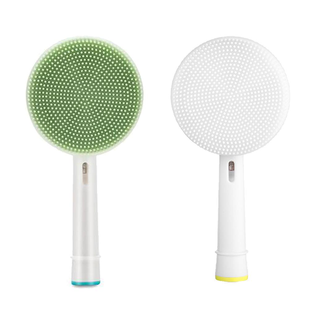 2 насадки для чистки лица для электрической зубной щетки Oral-B Advance Power/Pro Health/Triumph/3D Excel/Vitality Precision Clean