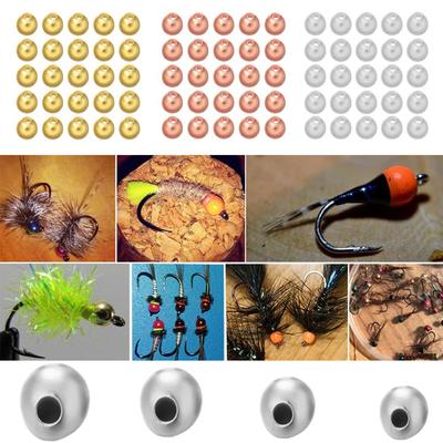 20 шт. Вольфрамовый сплав Материал для вязания мушек 2,3 мм/2,8 мм/3,3 мм/3,8 мм Прорезная бусина Рыбалка нахлыстом