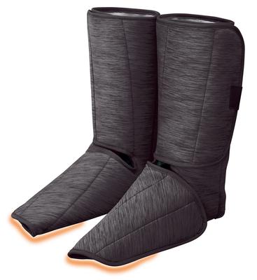 Домашний воздушный массажер для ног Refle Feet to Calf 4 курса с функцией подогрева Темно-серый EW-RA180-H