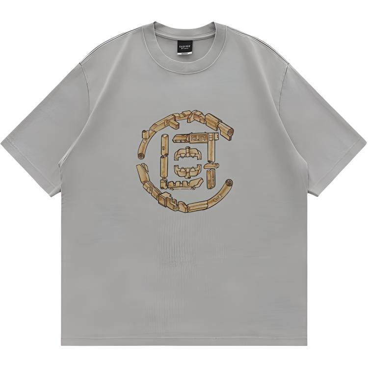 CLOT T Shirts Unisex Crew Neck Moderate CTTE24S11049