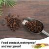 Stainless Steel Shovel Metal Coffee Bean Flour Shovel Multifunctional Ice Shovel Food Measuring Spoon Kitchen Accessories