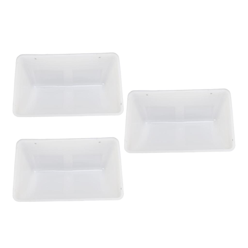 Hanging Poultry Feeder Large Capacity Space Saving Plastic Hanging Chicken Feeder Trough for Farm